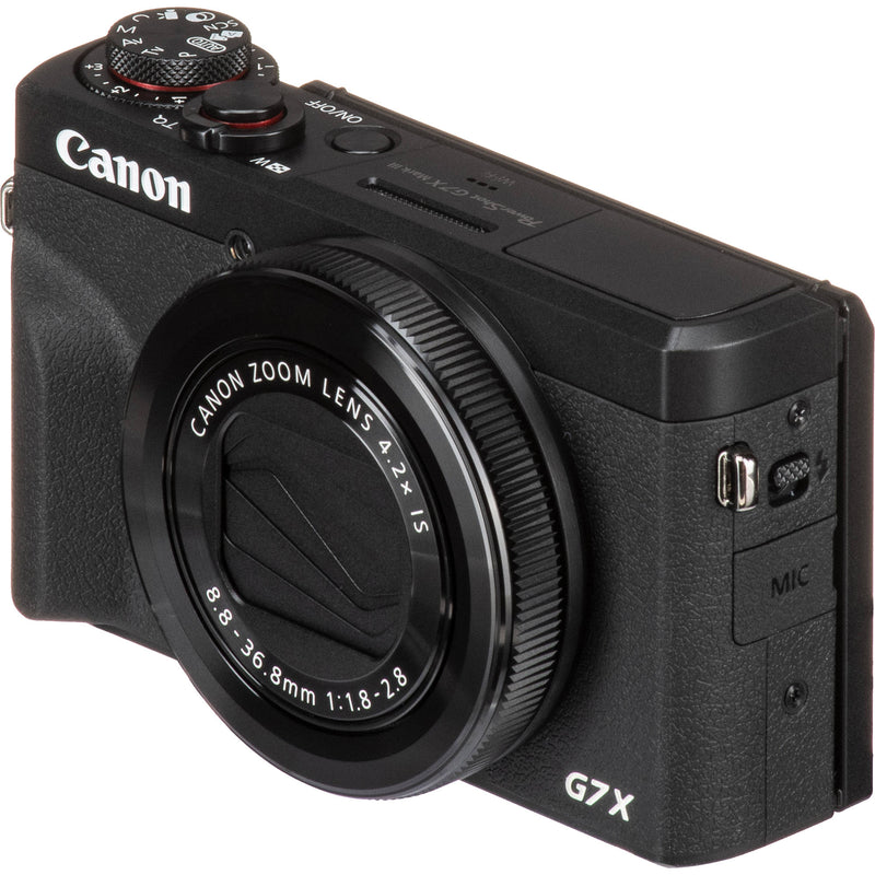 Canon PowerShot G7 X Mark III Digital Camera with Accessories Kit (Black)