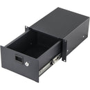Odyssey Innovative Designs ARHD03 Half-Rack Mountable Lockable Drawer (3 RU)