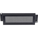 Odyssey Innovative Designs ARHSCLP02 Half-Rack Mountable and Raised Perforated Security Panel (2 RU, Black)