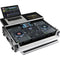 Odyssey Flight Zone Glide Style Case for Denon Prime 4 DJ Controller (Silver and Black)