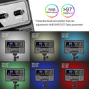 GVM RGB-10S LED On-Camera RGB LED Video Light with Wi-Fi Control