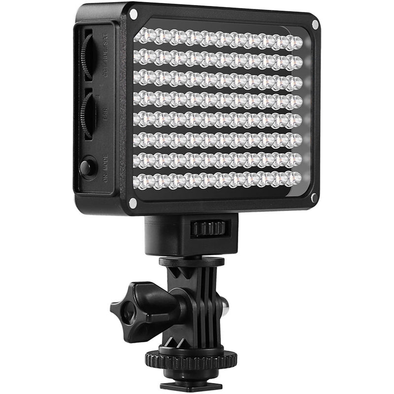 GVM Variable-Color On-Camera LED Light Kit with Mini Tripod & Suction Mount