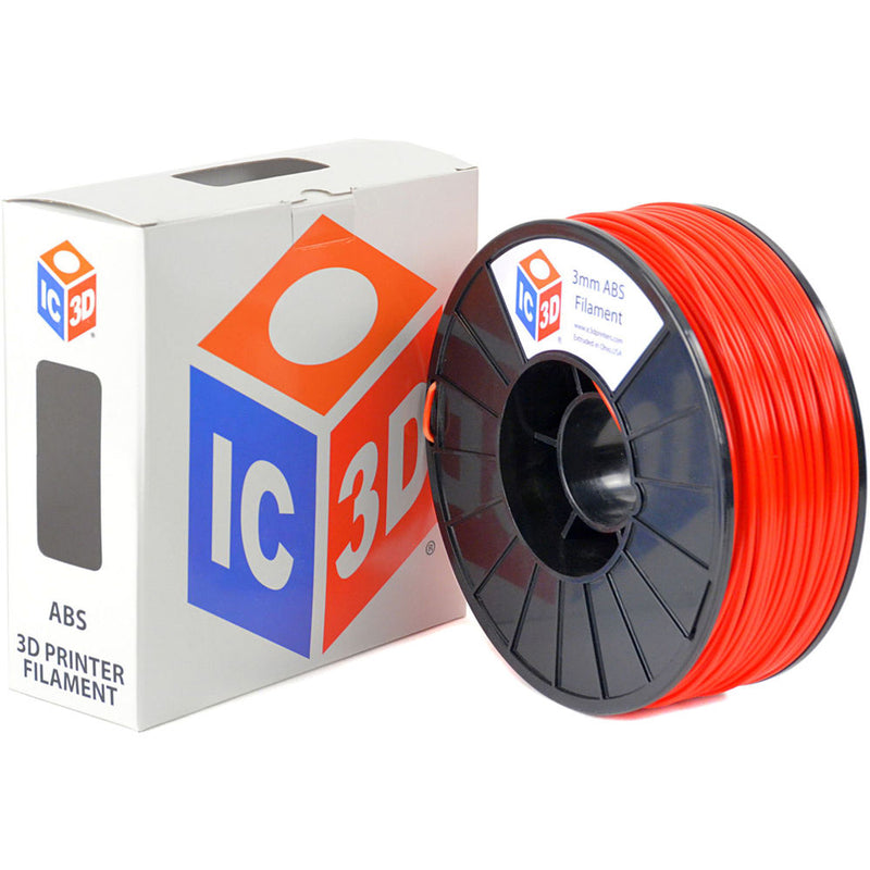 IC3D Industries 3mm ABS Filament (1kg, Gray)