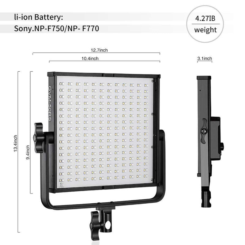 GVM 50RS2L RGB 2-Light Kit