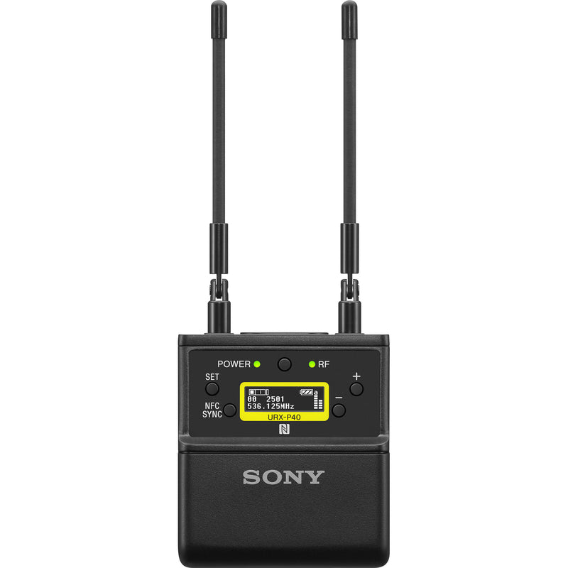 Sony URX-P40 Camera-Mount Wireless Receiver (UC25: 536 to 608 MHz)