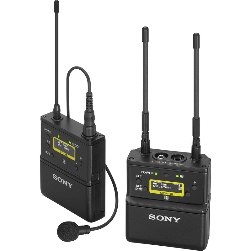 Sony UWP-D Two-Receiver Camera-Mount Wireless Combo Microphone System Kit (UC90: 941 to 960 MHz)