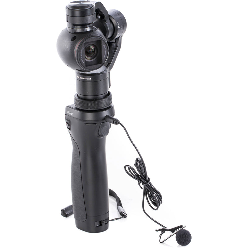 Movo Photo Lavalier Omnidirectional Condenser Microphone for DJI Osmo Handheld 4K Camera