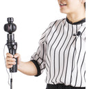 Movo Photo Lavalier Omnidirectional Condenser Microphone for DJI Osmo Handheld 4K Camera