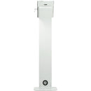 CTA Digital Premium Locking Floor Stand Kiosk for Select iPad, Galaxy, and Other 9.7-10.5" Tablets (White)