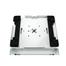 CTA Digital Premium Locking Floor Stand Kiosk for Select iPad, Galaxy, and Other 9.7-10.5" Tablets (White)