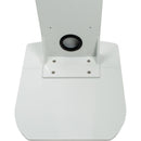 CTA Digital Premium Locking Floor Stand Kiosk for Select iPad, Galaxy, and Other 9.7-10.5" Tablets (White)