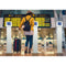 CTA Digital Premium Locking Floor Stand Kiosk for Select iPad, Galaxy, and Other 9.7-10.5" Tablets (White)