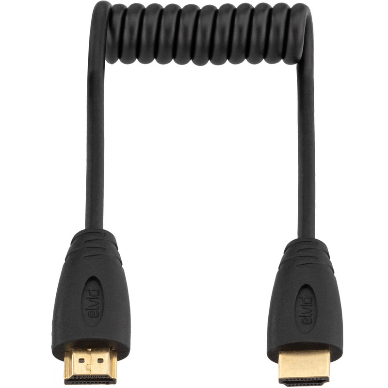 Elvid HDMIAD-015-C High-Speed Coiled HDMI to Micro-HDMI Cable (8 to 18")