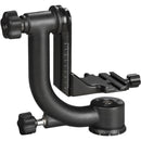 Movo Photo Carbon Fiber Professional Gimbal Tripod Head With Arca-Swiss Quick-Release Plate - For Outdoor Wildl