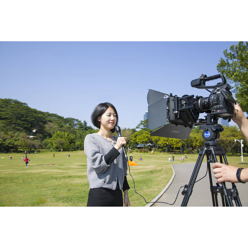 Movo Photo Dynamic Omnidirectional Handheld XLR Reporter Microphone