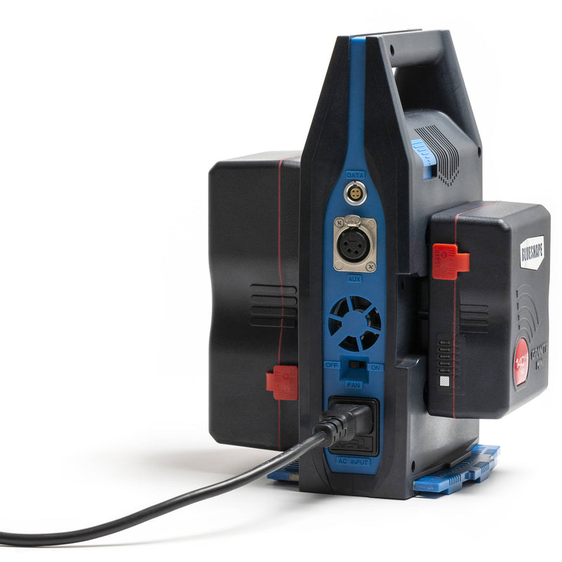 BLUESHAPE Dual Gold Mount 6A Travel Charger with XLR Output