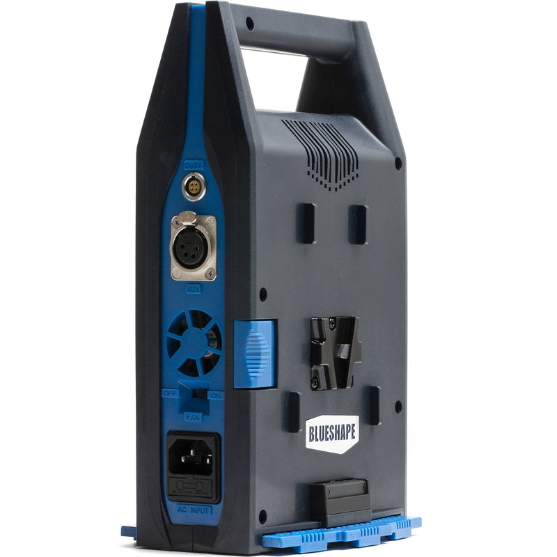 BLUESHAPE Dual V-Mount 6A Travel Charger with XLR Output
