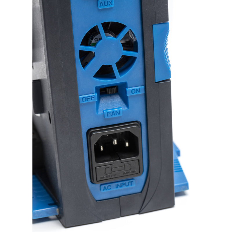 BLUESHAPE Dual V-Mount 6A Travel Charger with XLR Output