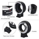 Commlite Electronic Autofocus Lens Mount Adapter for Canon EF-Mount Lens to EF-M-Mount Camera