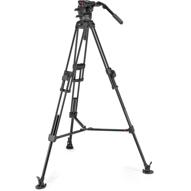 Manfrotto 5261 FLUID VID HEAD w/ALUM TWIN LEG TP