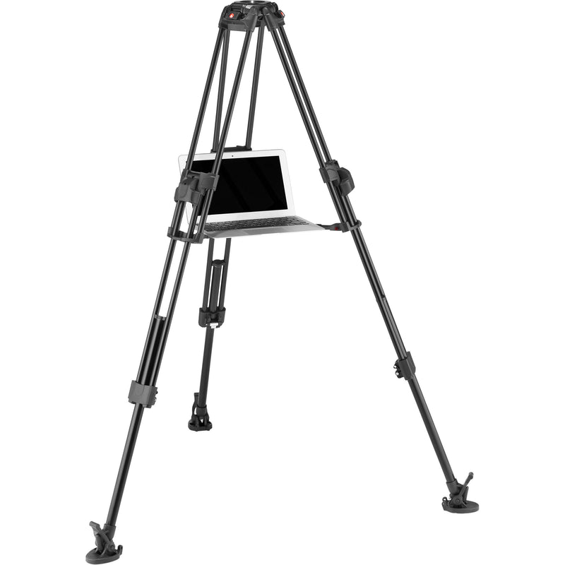 Manfrotto 5261 FLUID VID HEAD w/ALUM TWIN LEG TP