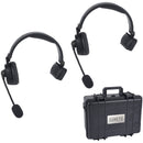 CAME-TV Waero Duplux Digital Wireless Foldable Headset With Hardcase 2 Pack (EU)