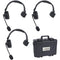 CAME-TV Waero Duplux Digital Wireless Foldable Headset With Hardcase 3 Pack (US)