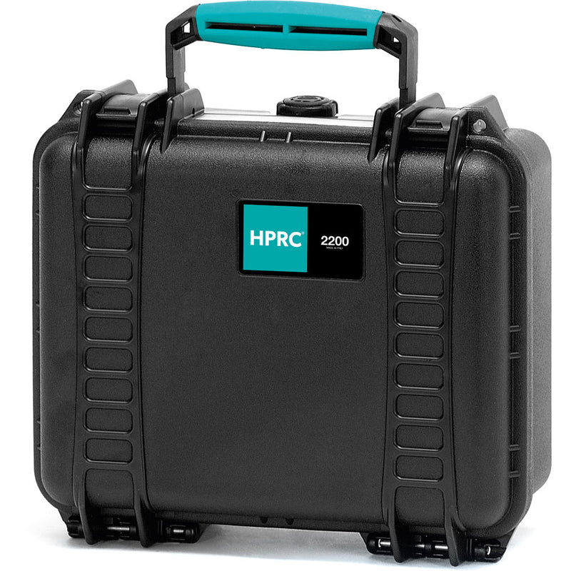 HPRC 2200F Hard Case with Foam (Black with Blue Handle)