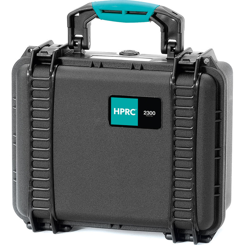 HPRC 2300F Hard Case with Foam (Black with Blue Handle)