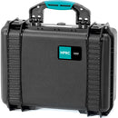 HPRC 2400F Hard Case with Foam (Black with Blue Handle)