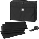 HPRC 2500BAG HPRC Hard Case with Bag and Dividers (Black with Blue Handle)