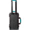 HPRC 2550F HPRC Wheeled Hard Case with Foam (Black with Blue Handle)