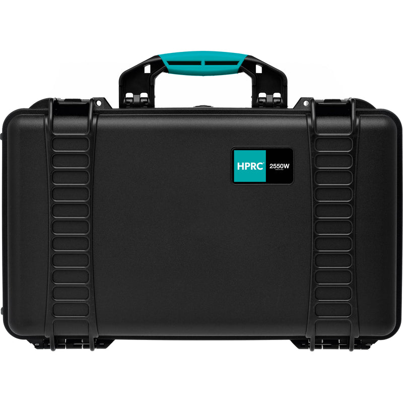 HPRC 2550E HPRC Wheeled Hard Case without Foam (Black with Blue Handle)