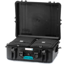 HPRC 2700F HPRC Hard Case with Foam (Black with Blue Handle)