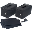 HPRC 2700WBAG HPRC Hard Case with 2 Bags and Dividers (Black with Blue Handle)