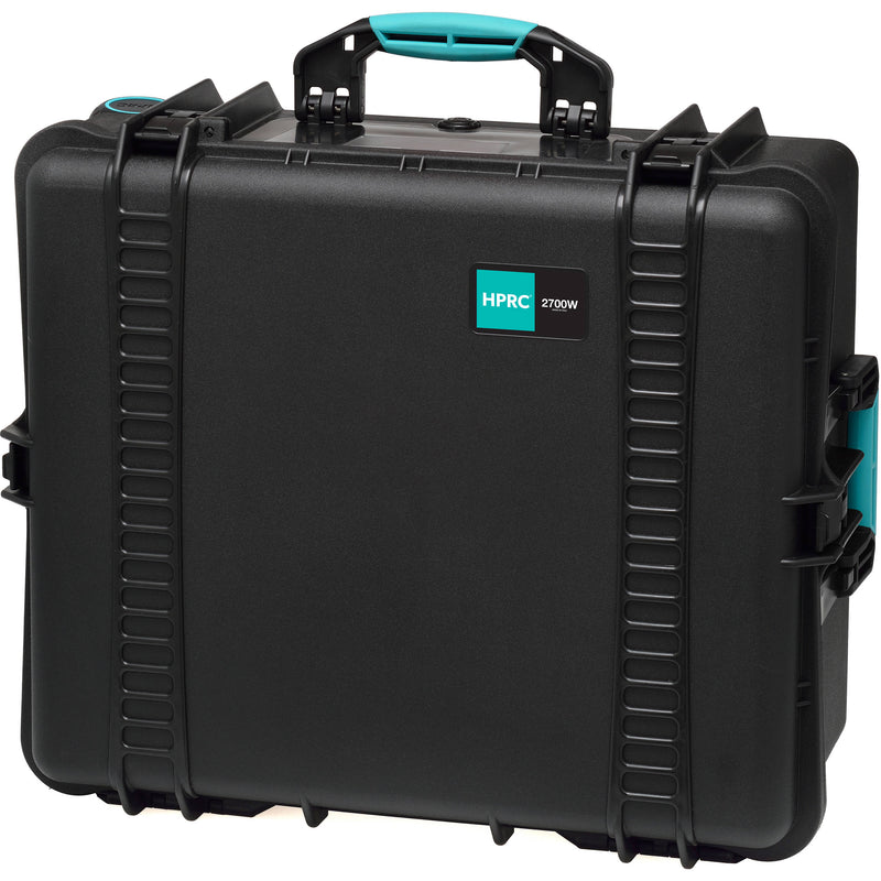 HPRC 2700WBAG HPRC Hard Case with 2 Bags and Dividers (Black with Blue Handle)