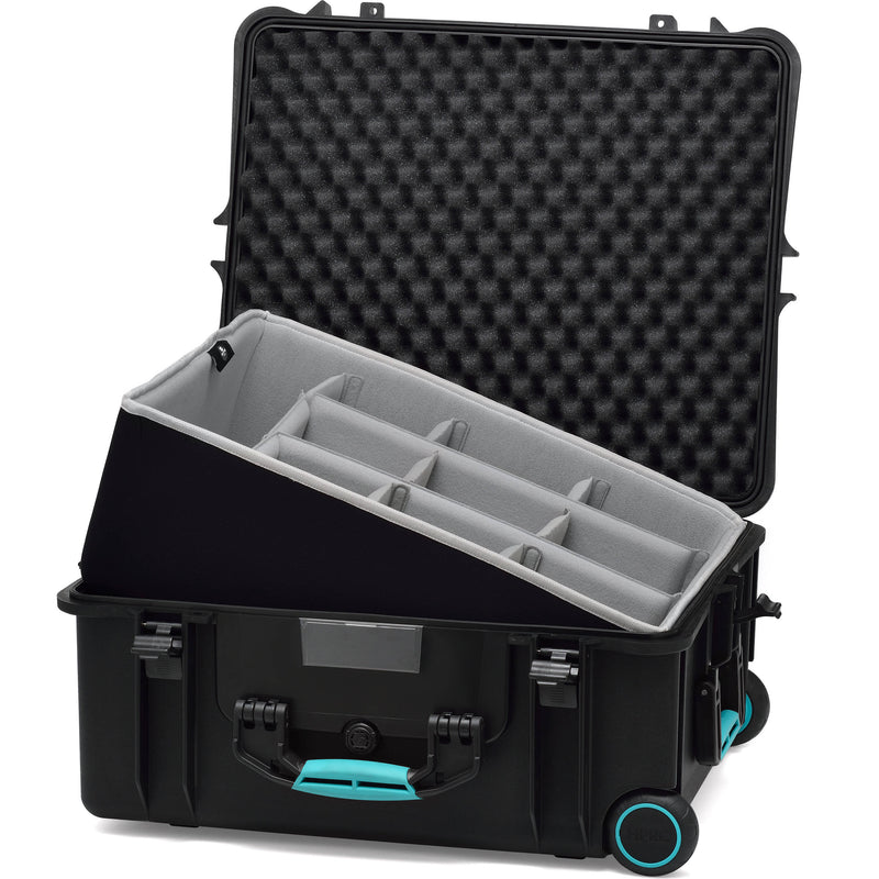 HPRC 2700F HPRC Hard Case with Foam (Black with Blue Handle)