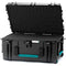 HPRC 2780WSFD Hard Case with Soft Deck and Dividers (Black with Blue Handle)