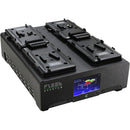 Core SWX FLEET Quantum 4-Position Charger with Touchscreen Color LCD (Gold Mount)