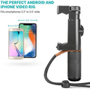 Movo Photo Grip Handle Rig With Wrist Strap And Tripod Mount For Smartphones