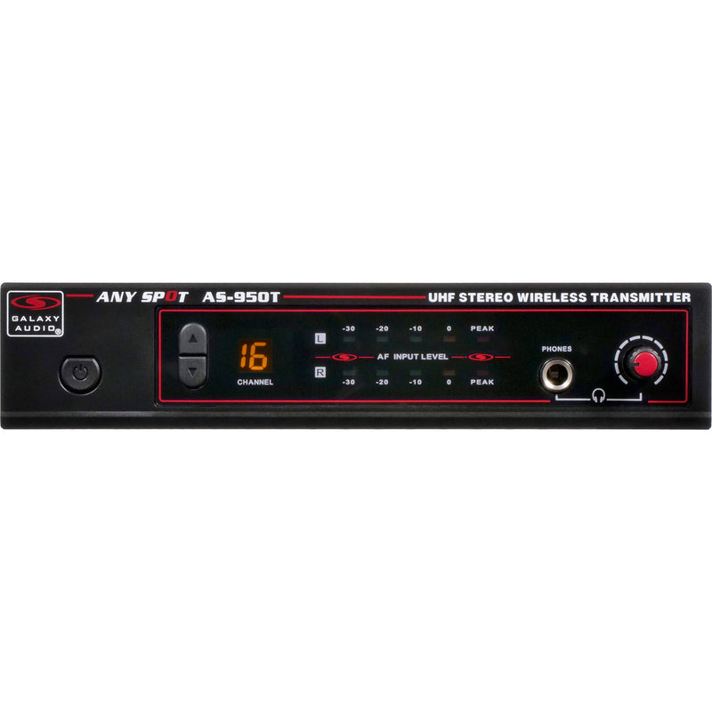 Galaxy Audio AS-950-2P2 Wireless In-Ear Twin Pack Monitor System (P2: 470 to 494 MHz)