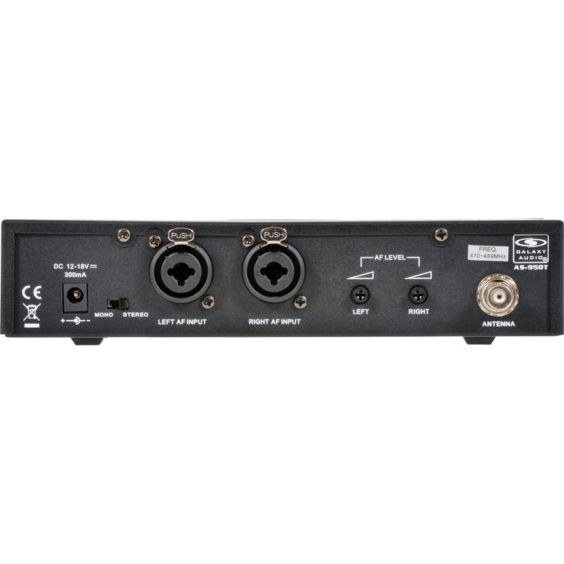 Galaxy Audio AS-950-2P2 Wireless In-Ear Twin Pack Monitor System (P2: 470 to 494 MHz)