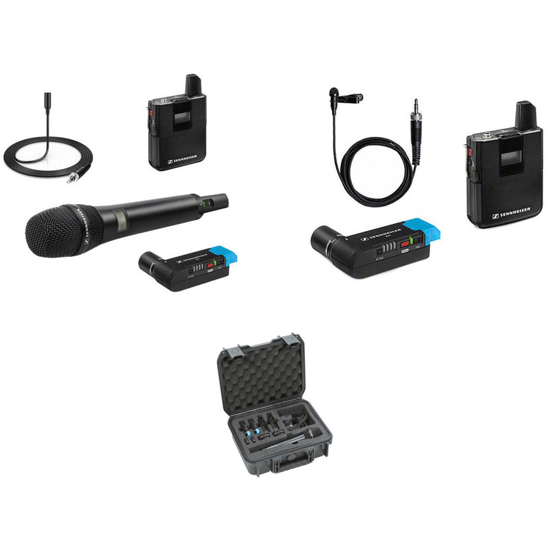 Sennheiser AVX-MKE2 SET Digital Camera-Mount Wireless Omni Lavalier Microphone System (1.9 GHz)