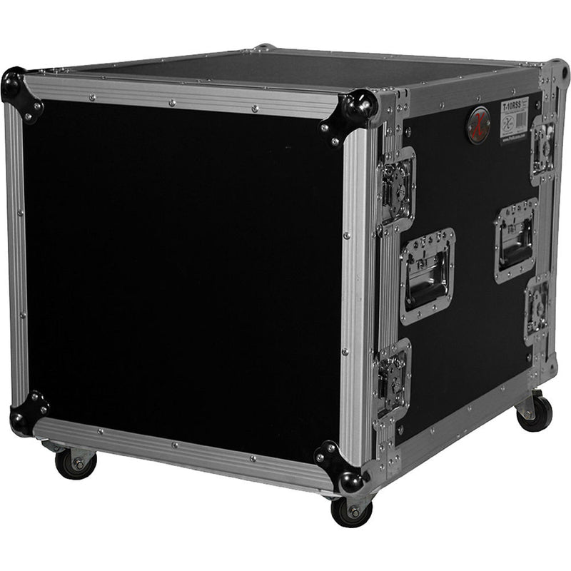 ProX T-10RSS Amp Rack ATA Flight Case (19" Depth, 10 RU, with Casters)