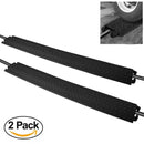 Pyle Pro Drop-Over Cable Protector Ramp (2-Pack,&nbsp;Black,&nbsp;39.96 x 5.1 x 1.18")