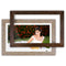 Aluratek 13.3" Digital Photo Frame with Interchangeable Frames (Distressed Wood)