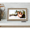 Aluratek 13.3" Digital Photo Frame with Interchangeable Frames (Distressed Wood)