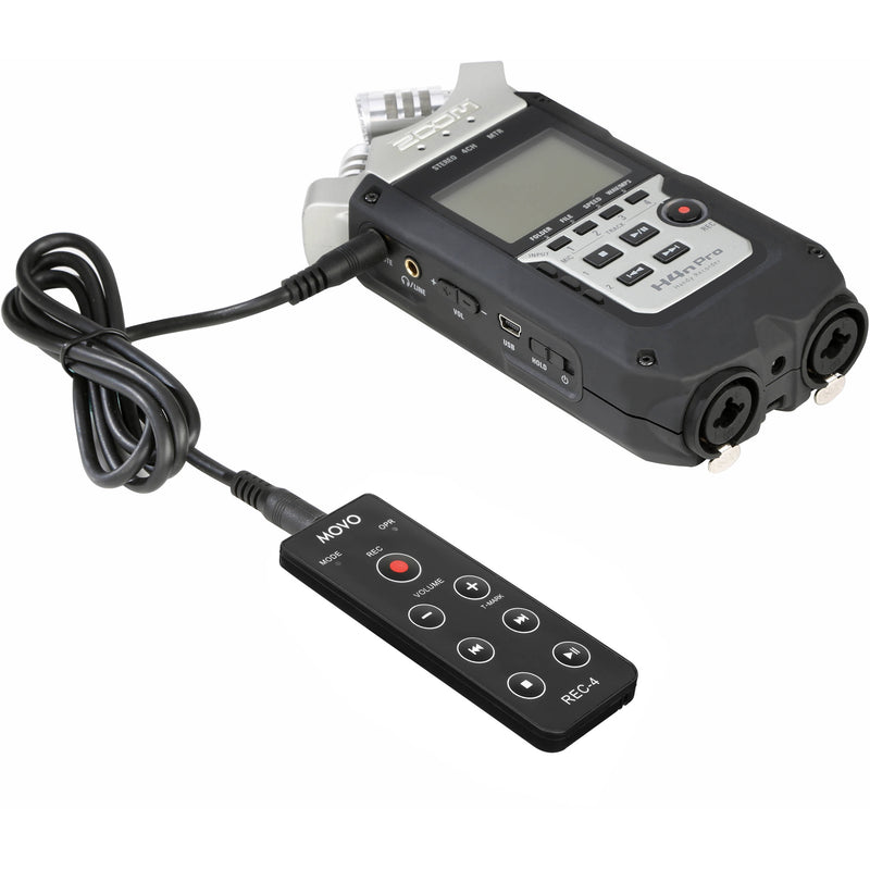 Movo Photo Wired Remote Control For Zoom Portable Digital Handy Recorders