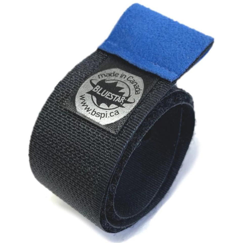 Bluestar Premium 13" Hook-And-Loop Cable Ties (5 Pack, Blue)