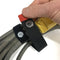 Bluestar Premium 13" Hook-And-Loop Cable Ties (5 Pack, Pink)